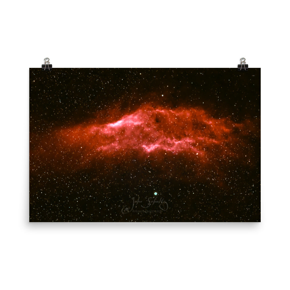 #007 California Nebula Poster