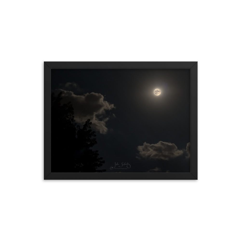#010 Harvest Moon Framed poster