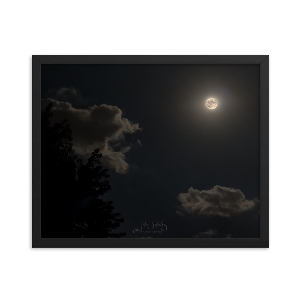 #010 Harvest Moon Framed poster