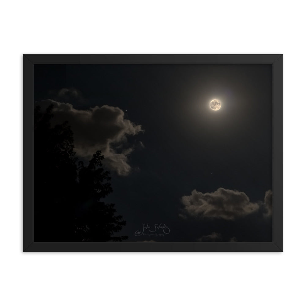 #010 Harvest Moon Framed poster