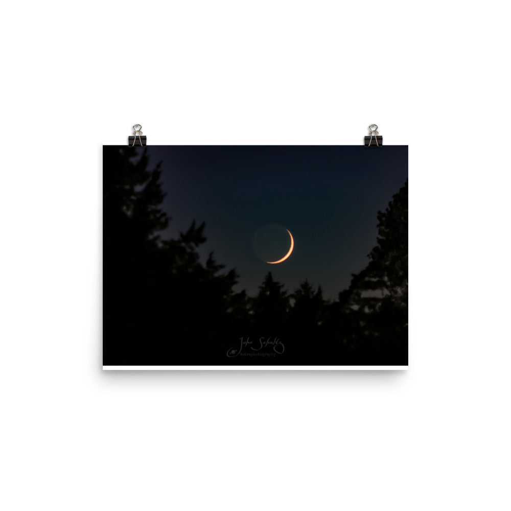 #102 Crescent Moon Poster