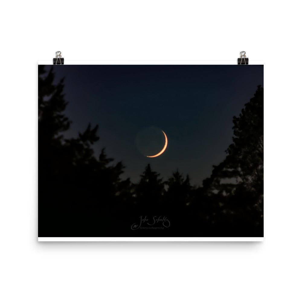 #102 Crescent Moon Poster