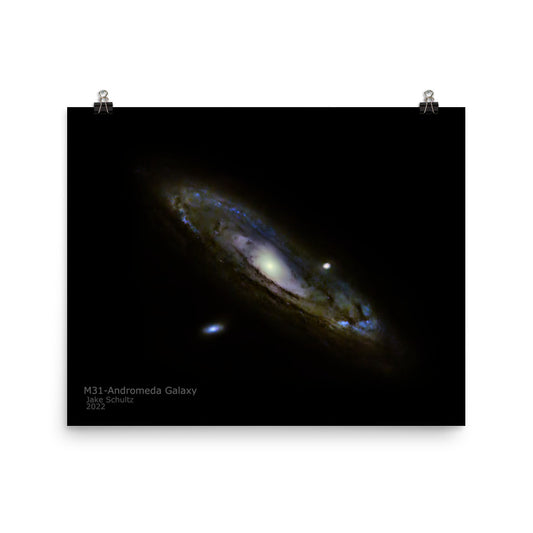 #104 Andromeda Galaxy Starless Poster