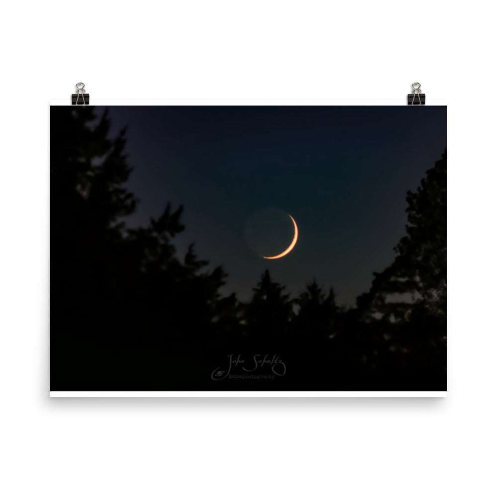 #102 Crescent Moon Poster