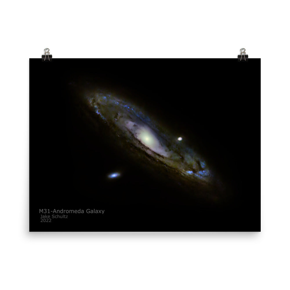 #104 Andromeda Galaxy Starless Poster