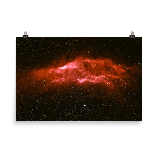 #007 California Nebula Poster