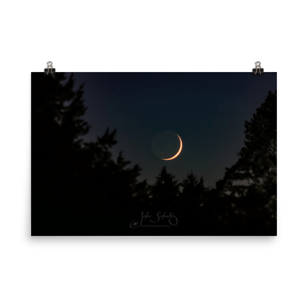 #102 Crescent Moon Poster