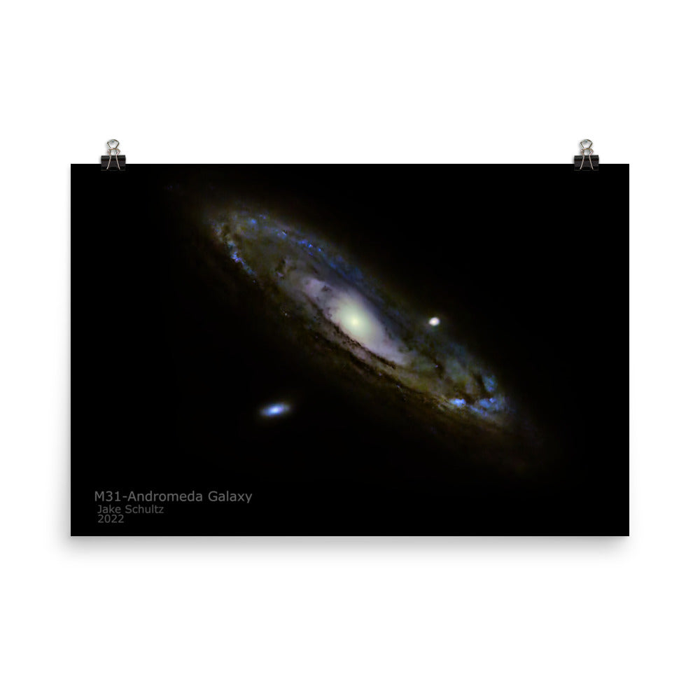 #104 Andromeda Galaxy Starless Poster